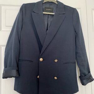 Banana Republic classic navy blazer
